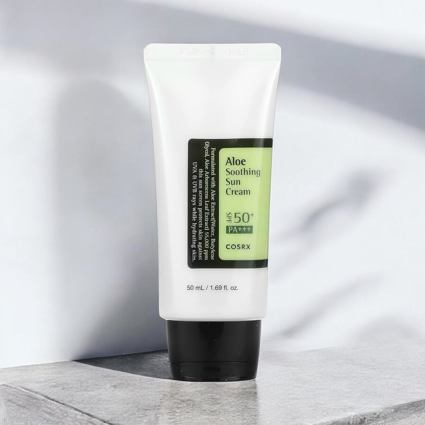 Aloe Soothing Sun Cream, PA+++, SPF 50+(50 ml)